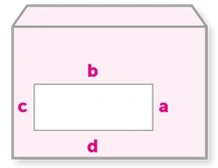  Tips - Envelope - Window - Position